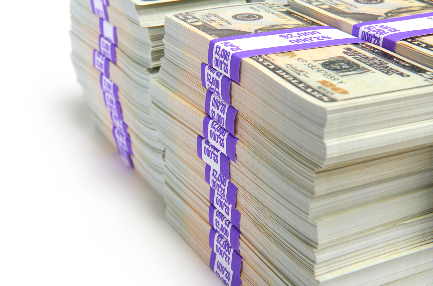 $200,000 in prop movie money from Strobeprops. 100 stacks of 20s and 1s replica money used in movies and videos.